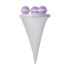 Washing Machine Hair Removal Filter Bag Decontamination Mesh Pouch Floating Laundry Ball Purple Cleaning Bag