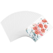 Professional Watercolor Paper, A6 Size 300gsm Cold Press For Artists Drawing, 50 Sheets Rag Cotton With Plenty Of Writing Space For Watercolor Pencils