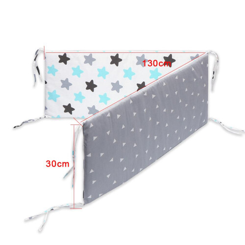Spjälsängsskydd Essential, Andningsbart Mesh-foder för Fullstora Spjälsängar, Klassiskt 3 mm Mesh-foder, Säker och trygg sömnlösning för 1