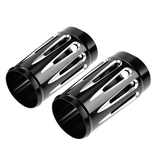 Protetores de bengala superiores estilo preto, com acabamento sofisticado. Resistentes e duráveis, com encaixe perfeito e proteção anticorrosiva. 2