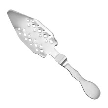 Stainless Steel Absinthe Spoon With Hollow Mesh Filter For Bar Use Silver Finish Dripper For Precise Sugar Cube Pouring