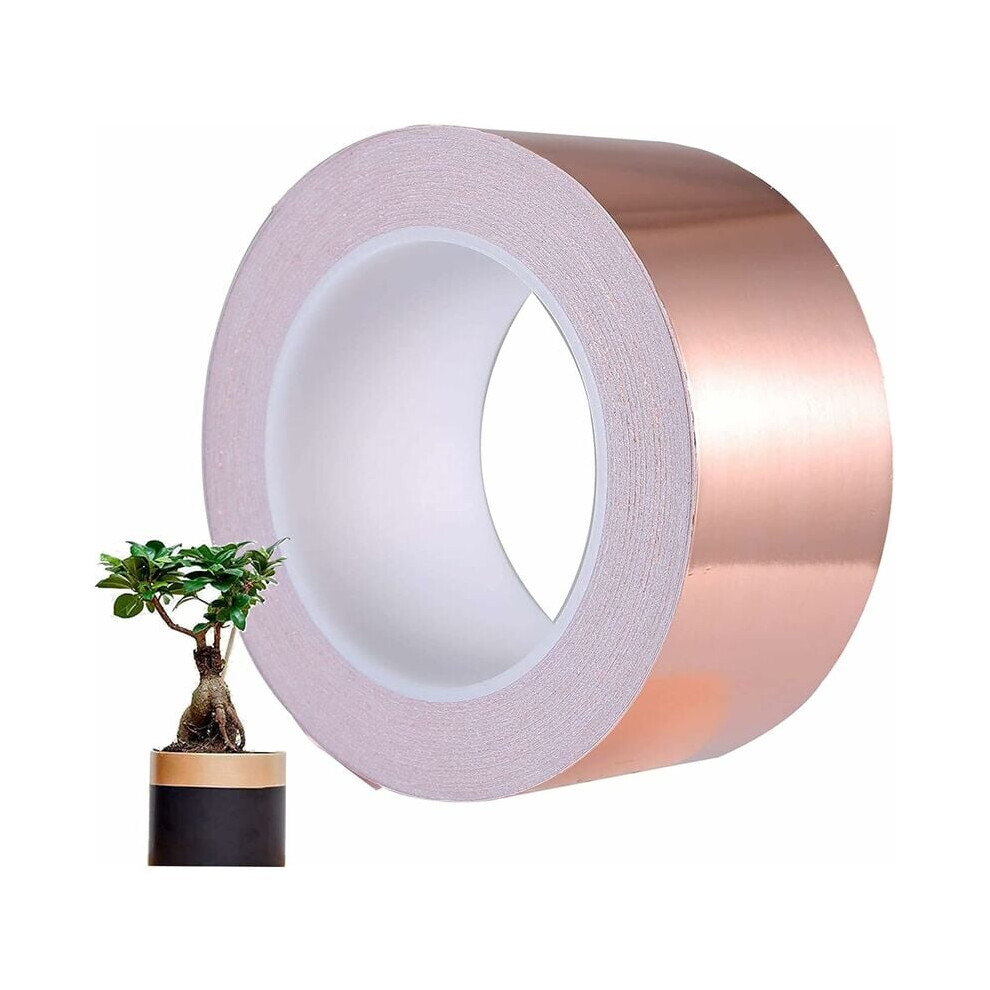 Copper Foil Tape, 2 Rolls Of 20Mmx2 Conductive Tape For Enhanced Emi Shielding And Snail Repellent Use 9148971225013