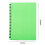 Multi-purpose Use Spiral Notebook, Durable Design Twin-Wire Binding Notebook for Classroom Notes Meeting Notes Homework Assignments Nursing Writing, 2