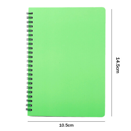 Multi-purpose Use Spiral Notebook, Durable Design Twin-Wire Binding Notebook for Classroom Notes Meeting Notes Homework Assignments Nursing Writing, 1