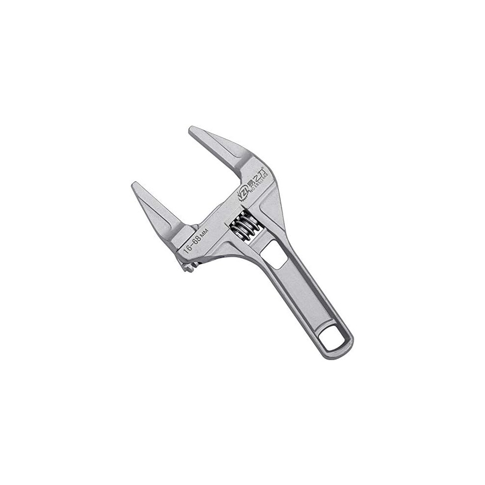 Heavy-Duty Spanner Wrench, Aluminum Alloy Adjustable Wrench With Strong Clamping, Wide-Mouth Design For Pipes And Sanitary Ware 9405630221077