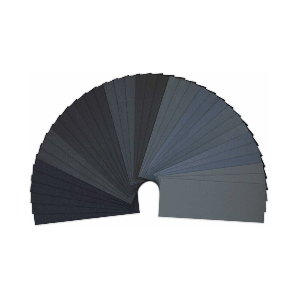 Easy Identification Sandpaper, Economical Assorted Grit Sanding Sheets For Automotive Polishing, Metal Sanding & Wood Furniture Finishing, 23 X 9405630848168