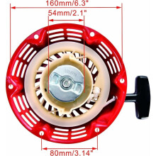 Recoil Starter Pull Start Assembly, Compatible Replacement For Generator Engine Horizontal Shaft & Power Equipment, Fits Log Splitter Trash Pump,