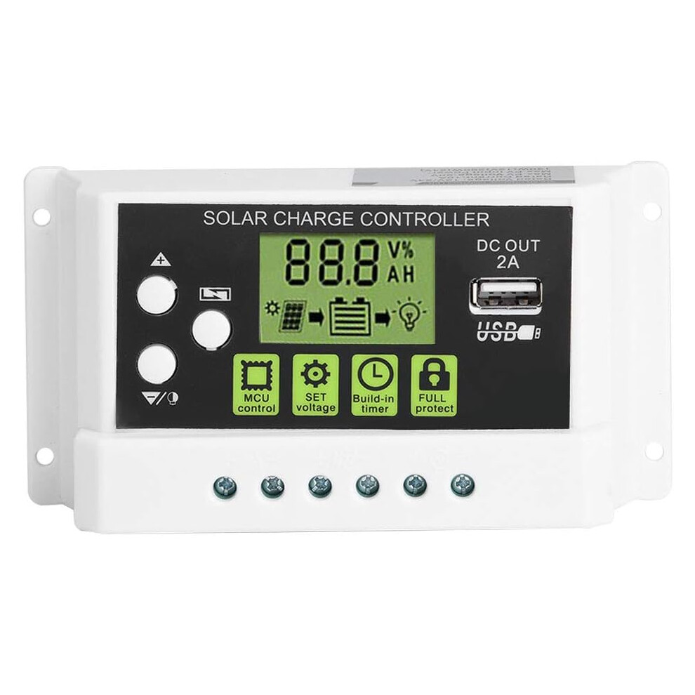 Intelligent Solar Charge Controller Kyz-20A, 3-Stage Pwm Charge Management For 10A 20A 30A Current Rating 9405630551570
