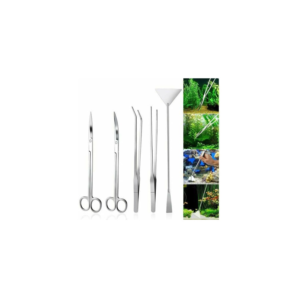 Aquascaping Essentials, Iso 9001 Conformity Stainless Steel Tools Set With Precision And Flexibility, Perfect For Maintaining Your Underwater Garden 9405630884869