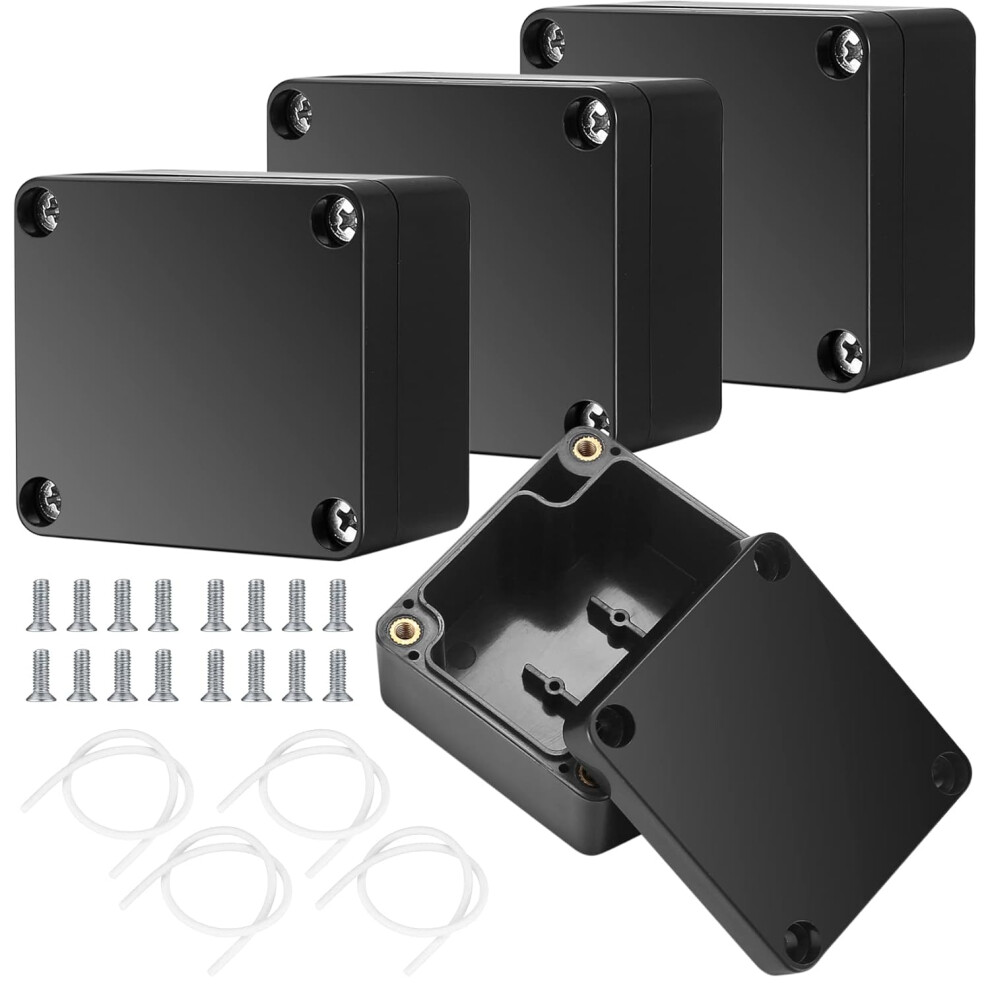 Electrical Insulation & Impact Resistant Case, Abs Plastic Project Box With Ip65 Waterproofing, Perfect For Outdoor Electronics And Diy 9340959482702