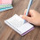 Multi-purpose Use Spiral Notebook, Durable Design Twin-Wire Binding Notebook for Classroom Notes Meeting Notes Homework Assignments Nursing Writing, 3