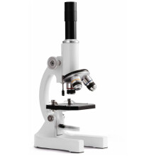 Leermicroscoop voor basisschoolonderwijs, verbeterd met automatische lensretractie en achromatische objectieflenzen, voor een breed gezichtsveld.