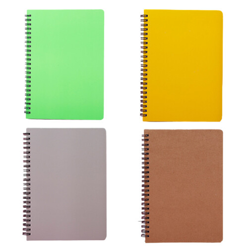 Multi-purpose Use Spiral Notebook, Durable Design Twin-Wire Binding Notebook for Classroom Notes Meeting Notes Homework Assignments Nursing Writing,