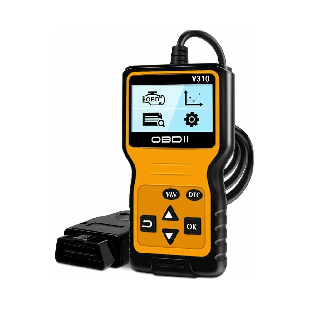 Diagnostic Scan Tool For Car Obd2 Scanner, Code Reader With Read And Clear Error Codes And Wide Compatibility, Freeze Frame Data Engine Fault Checker 9128293158398