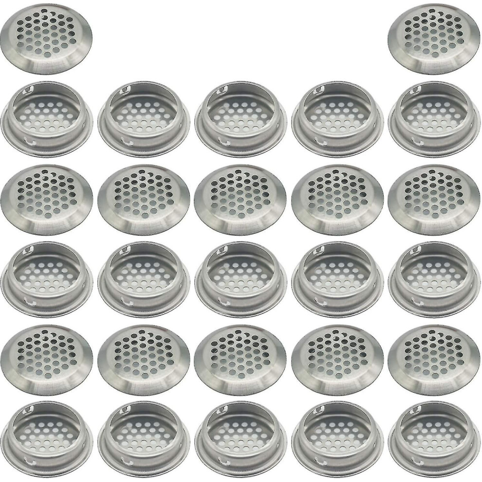 Mesh Hole Stainless Steel Soffit Vent Easy Installation For Cabinets, Honeycomb Design Maintains An Odor-Free Environment With Circular Air Vents (27 9441426965886