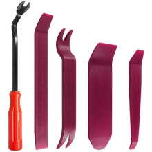 Trim Molding Disassembly Tools, Universal Fit Type Performance Tool Set For Interior Exterior Trim, Door Panel Removal Non-Marring Design, 4 Car