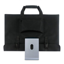 Portable Travel Carrying Case, Protective Monitor Bag with Handle for 24' LCD Screens and Monitors/738 Black
