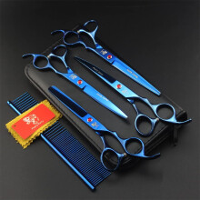 Durable Pet Grooming Scissors, Professional Dog Grooming Scissors, Pet Grooming Scissors for Full Body, for Small and Medium Dogs, Puppies, Cats