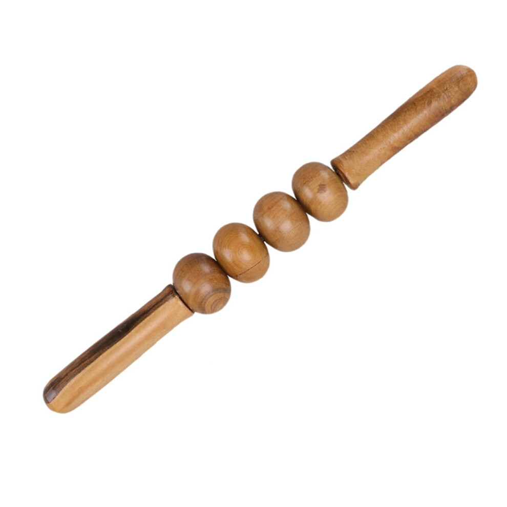 Wooden Massage Roller Stick Manual Muscle Roller For Full Body Relief Arms Neck Legs Thighs Fatigue Relief