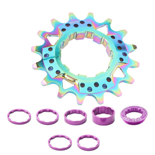 16T 18T Single Speed Cogs Conversion Kits For Multi Speed Bikes With Spacer And Locking Rings