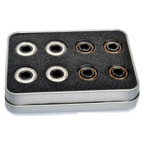 16pcs 608ZZ Inline Speed Oil Ceramic Black ABEC7 ABEC9 ILQ9 ILQ11 608 Speed Bearings