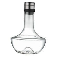 Glass Decanter 1Piece Aerating Pourer For Whiskey And Wine Carafe Wine Aerator