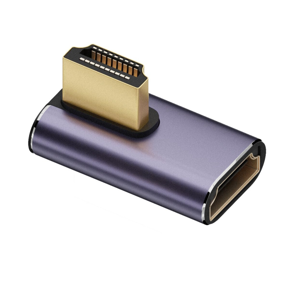 8K Hdmi 2.1 Adapter 90 Degree Right Angle Hdmi Extension 8K 60Hz 4K 120Hz Hdr Hdcp 2.3 Dolby Earc Laptop Pc For Roku Tv 9189345004636
