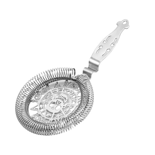 Strainer Sprung Cocktail Shaker Accessory Ice Filter For Mixed Drinks Wine Bar Tool