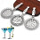Strainer Sprung Cocktail Shaker Accessory Ice Filter For Mixed Drinks Wine Bar Tool 4