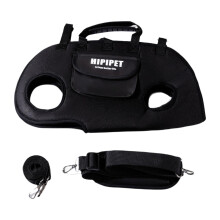 Puppy Carrier Dog VES Harness Cute Adjustable Kitten and Puppy Skull Shoulder Carry Bag for Travel, Black L