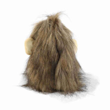 Fellkuschelicher Löwenkapuzen-Haarschmuck mit Strap-On-Wig für Katzen & kleine Hunde Süßer Kostüm L