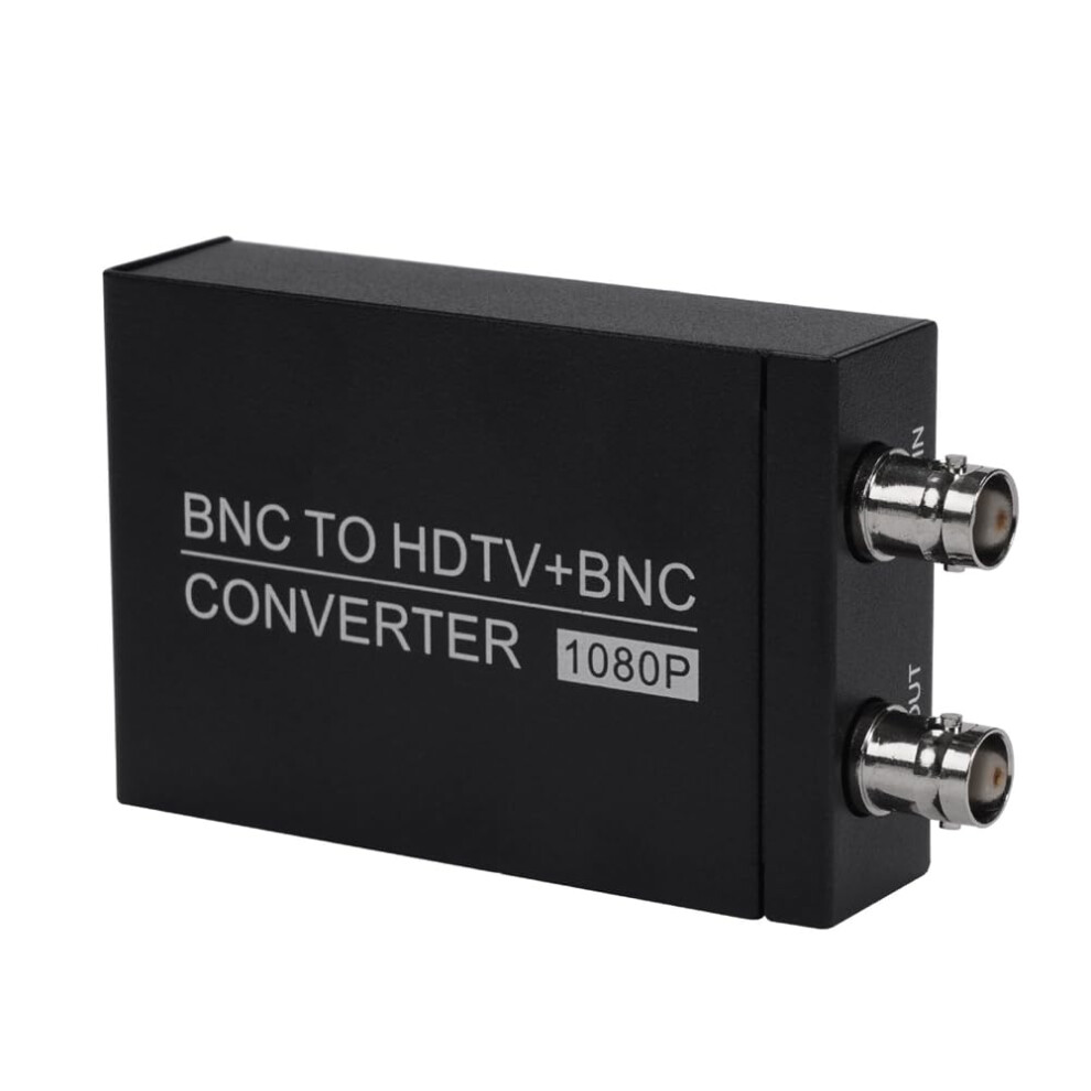 Bnc To Hdtvbnc Converter Coaxial Cctv Camera Signal Converter Loopthrough 1080P Audio 9347817102604
