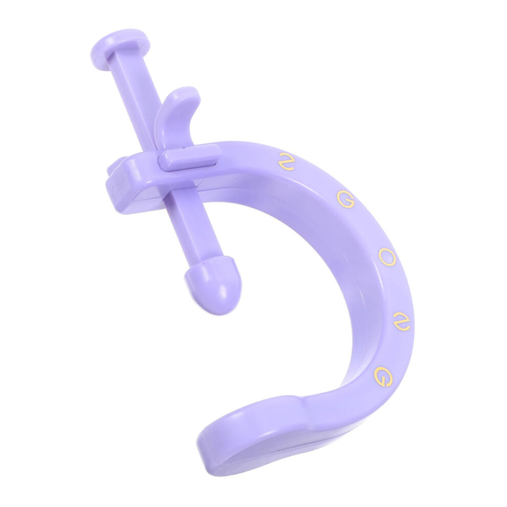 Purple Sturdy Foot Massage Tool Manual Massaging Device For Reflexology Points Acupressure Foot Massager