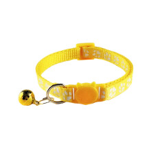 5pcs Adjustable Pet Bell Collar For Cats And Kittens With Yellow Black Green Colors Cat Bell Collar With Bell Pet Accessories