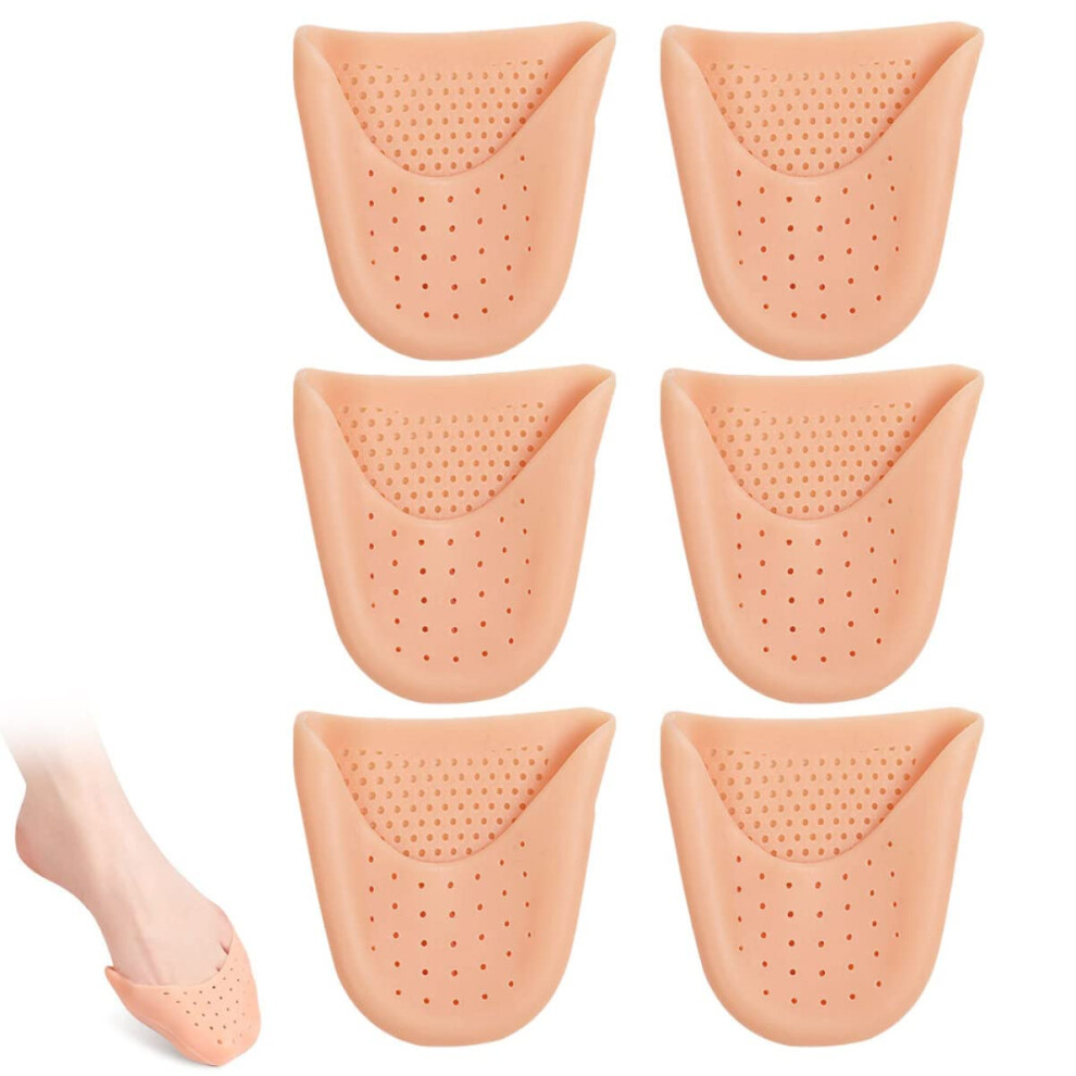 3 Pairs of Pockets Lace Heel Protector Topper Inserts for Forefoot Protection