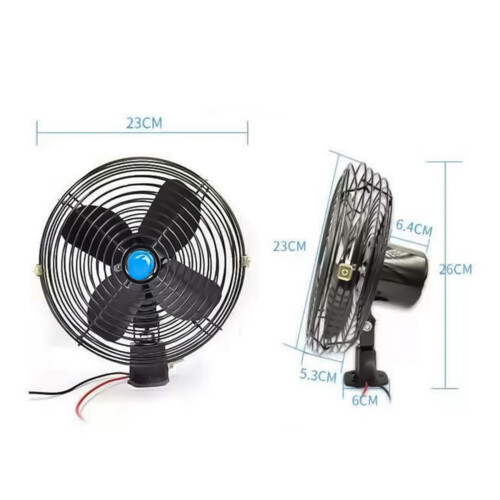 Black Cooling Fan with Noise Reduction Technology for Car-24V 2