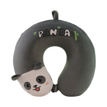 Soft Cartoon Neck Pillow With Memory Foam Cored Plushie-panda