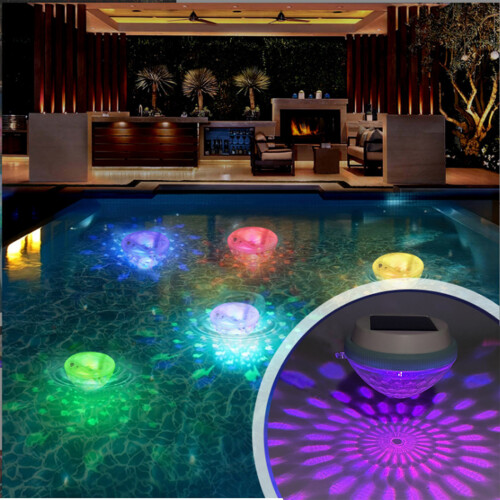 Solar Floating Light Underwater Glowing Lamp Waterproof LED-1 2