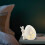 LED Ceramic Easter Eggs Easter Rabbit Hollow Lamp Spring-55 5