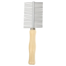 Fur Comb for Dogs and Cats Pet Supplies Pet Comb Hair Brush Stainless Steel Pet Grooming Brush Silver