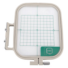 Embroidery Machine Hoop, 4x4 Embroidery Area for Perfect Stitches, High Quality Replacement with Waterproof Material, Adjustable Metal Screw for Fabri