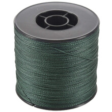 Braided Fishing Line 500M Length 100LB Test 0.5mm Diameter PE FourStrand Dark Green