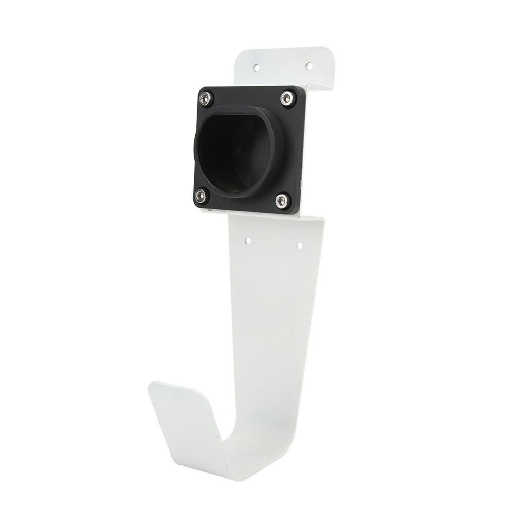 Cable Organizer Ev Charger Holder Wall Mount J Hook Holster Sae J1772 Compatible Durable Metal Construction Weather Resistant Low Profile Design 9437117569891