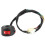Cable 3Function Interruptor de arranque con luz de apagado Botón de arranque Interruptor de faro delantero Colocación izquierda Para manillar de 2