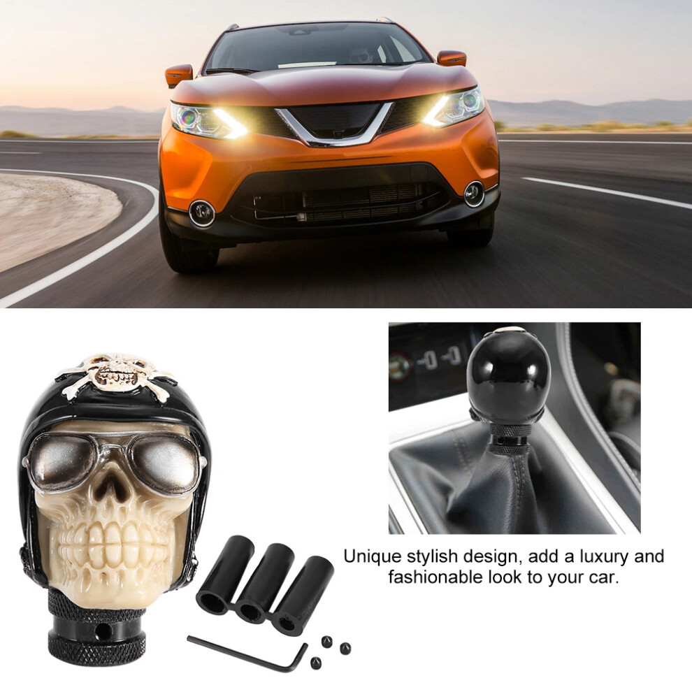 Eco-Friendly Skull Gear Shifter Lever With 8Mm/10Mm/12Mm Hoses Kit 8481377832258