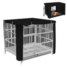 Crate Cover UV Block Weather Resistant Pet Kennel Protector Black 36 Inch Multi Functional Dog Blanket