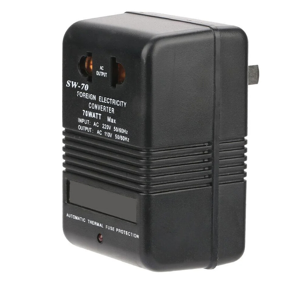 Two-Way Conversion Transformer, Ideal For Traveling With Single Voltage Devices, Power Adapter Ensures Silent & Safe Operation For Electric 9173940299535