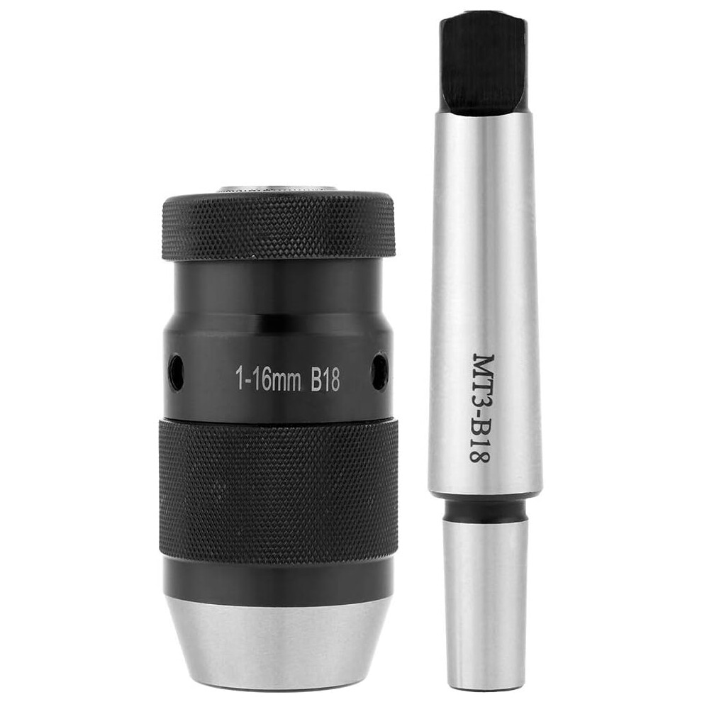 Drill Bit Holder With Morse Taper Arbor, Exceptional Accuracy Self-Tightening Keyless Chuck For Drilling Machines (Convenient To Use) 9004841683249