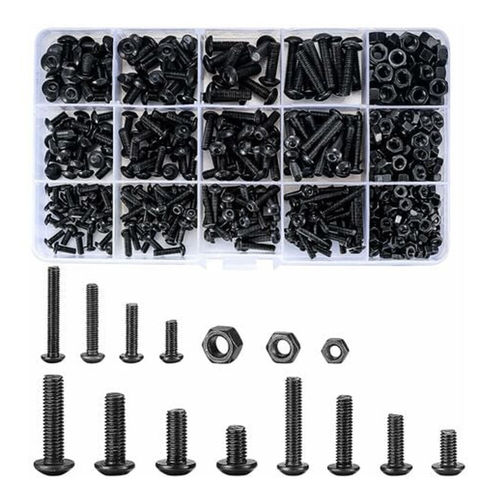 Hardware Kit, 304 Stainless Steel, Corrosion Resistance, Flat Head Allen Bolts For Easy Storage And Smooth Surface In Home And Shop Projects 9405630249149