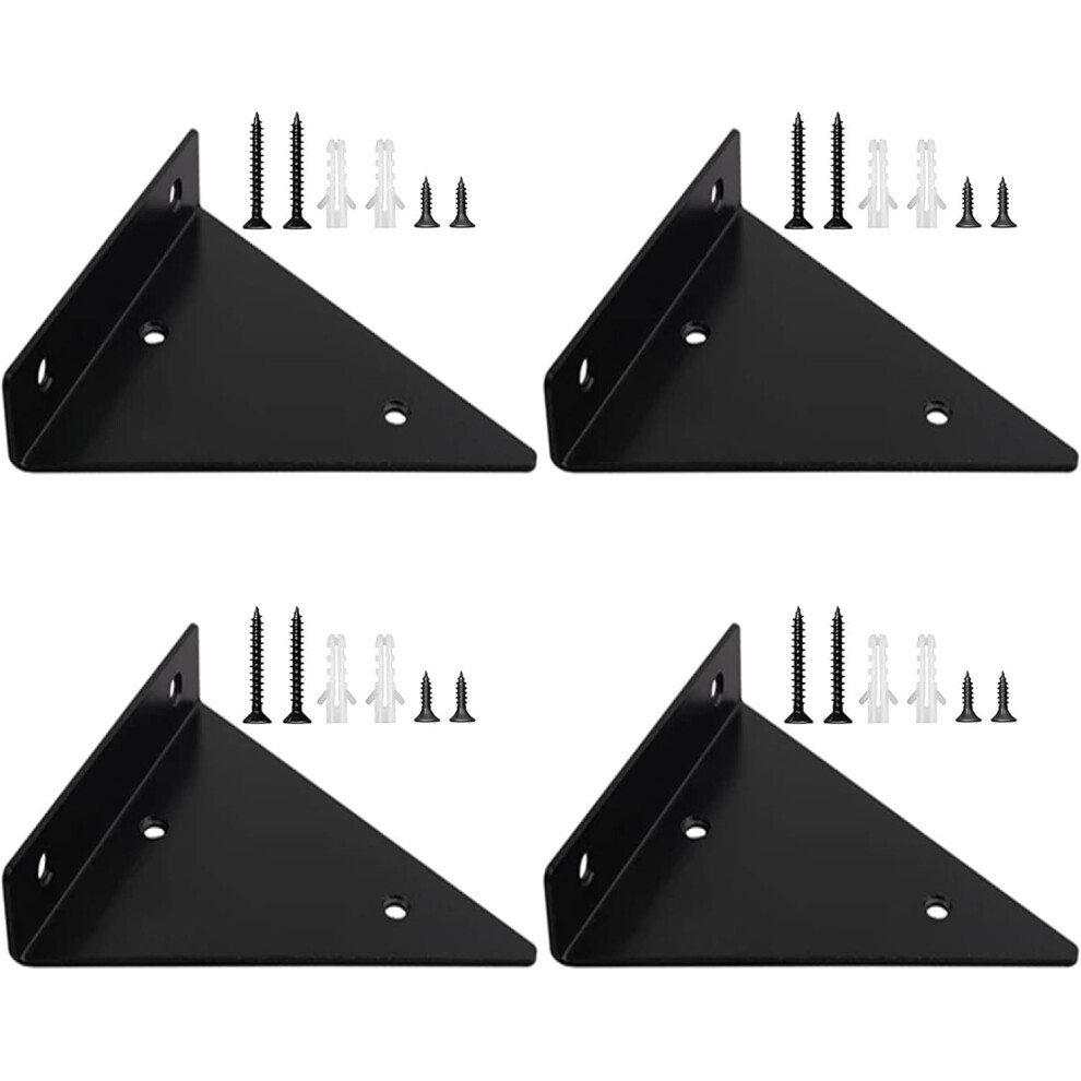 High Load Capacity, Triangle Design For Stability, Solid Metal Construction, Invisible Design For Neat Appearance, Minimalist Modern Style, Can Be 9433291751893